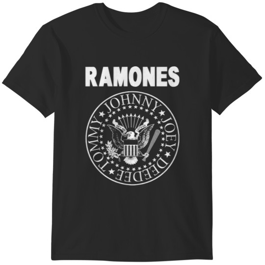 Discover The Ramones Seal Logo Rock Punk Heavy T-Shirts