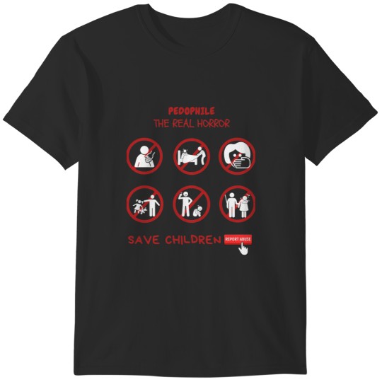 Discover Pedophile abuseSave children Aeness T-Shirts