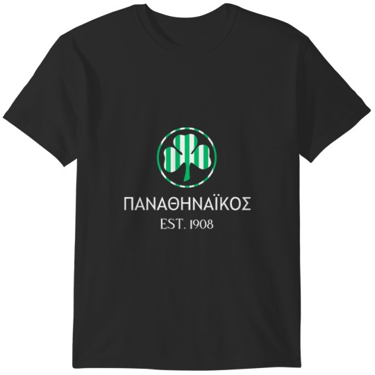 Discover Panathinaikos Greek Striped White 2 Active T-Shirts