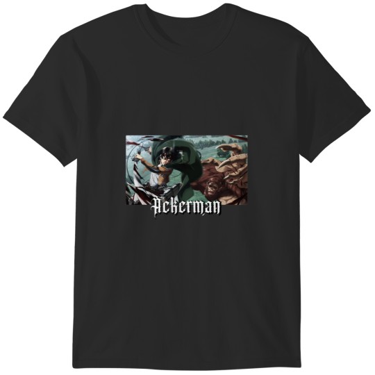 Discover LEVI ACKERMAN VS BEAST TITAN - SNK T-Shirts