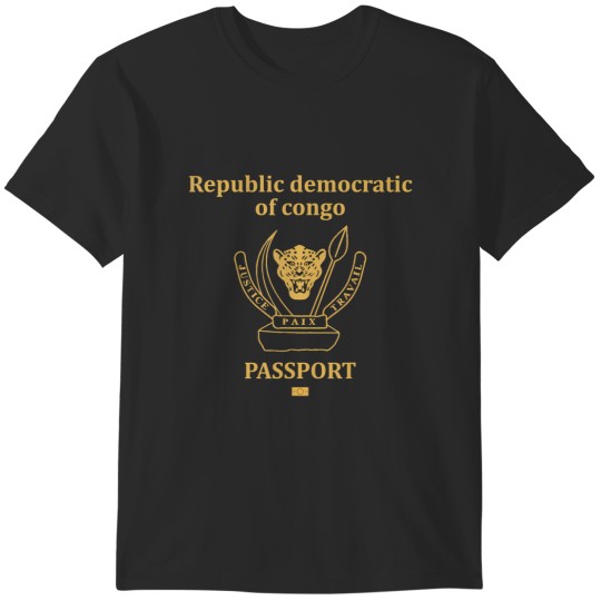 Discover passport rdc congo rdc t T-Shirts