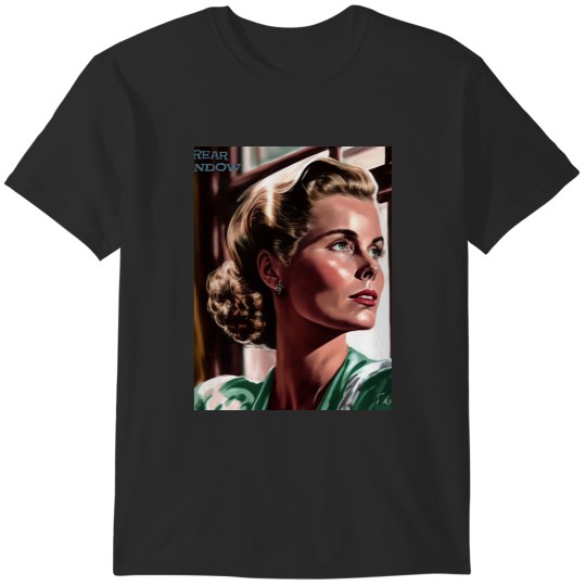 Discover Grace Kelly Drawing From Movie Rear Window Graphic T-Shirts