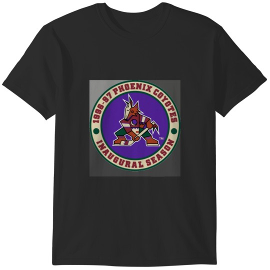 Discover Phoenix Coyotes Anniversary Logo History T-Shirts