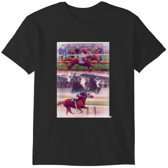 Discover Race Horses ArtworkRich Strike, Seabiscuit, Secretariat T-Shirts