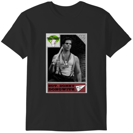 Discover Donny Donowitz Ball Card Baseball ¾ Sleeve T-Shirts