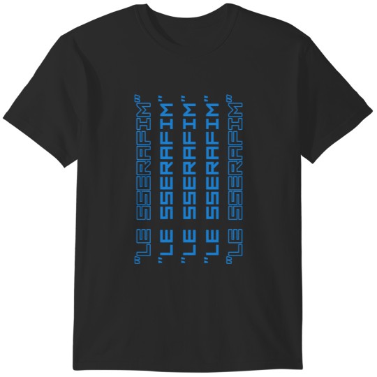 Discover LE SSERAFIM Blue T-Shirt