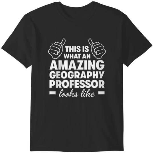 Discover Gift For Professor Amazing Geography Professor T-Shirts