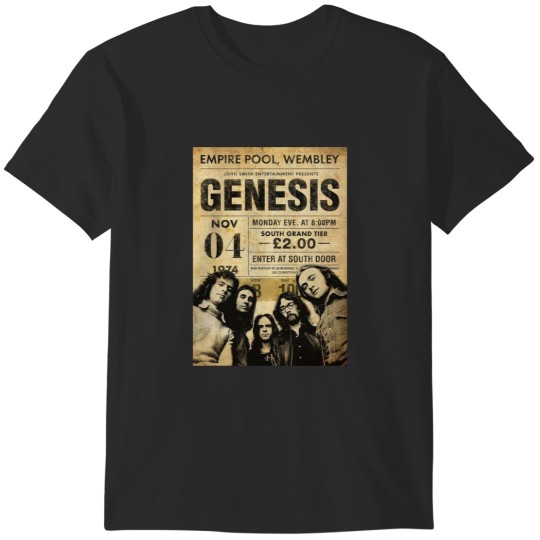 Discover Genesis Band T-Shirts