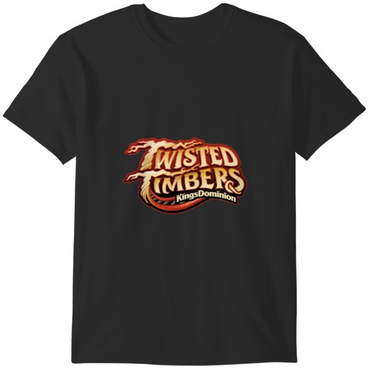 Discover Twisted Timbers Roller Coaster T-Shirts
