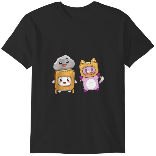 Discover Lankybox Boxy Rocky and Foxy Cute T-Shirts