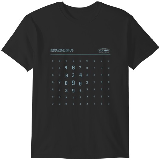 Discover Scary Numbers Lumon Macrodata Refinement Severance T-Shirts