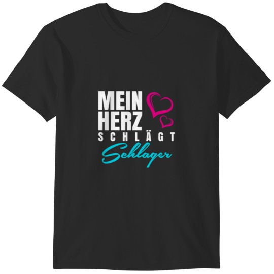 Discover Schlager - Mein Herz schlägt Schlager T-Shirts