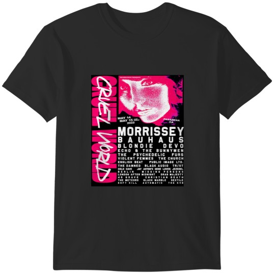Discover Line Up Cruel World Festival 2022 T-Shirts
