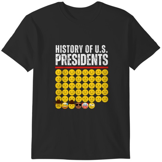 Discover History Of US Presidents (5) T-Shirts