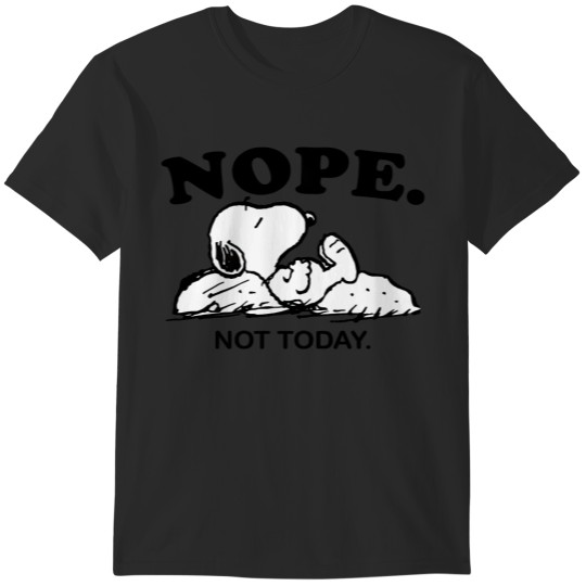 Discover Snoopy Nope Not Today T-Shirts