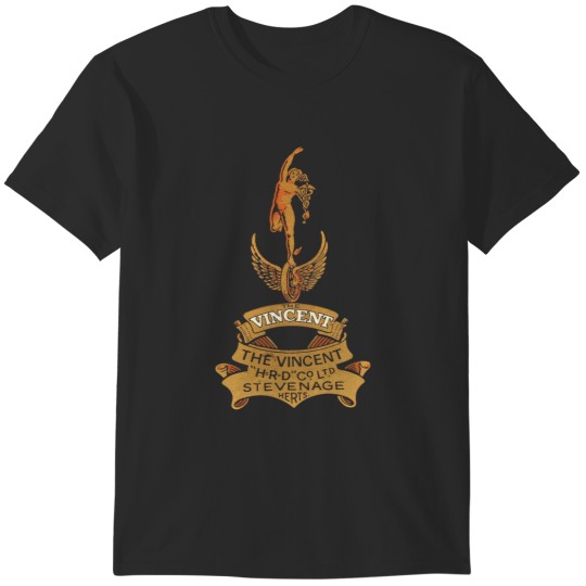 Discover Vincent Motorcycle Logo T-Shirts