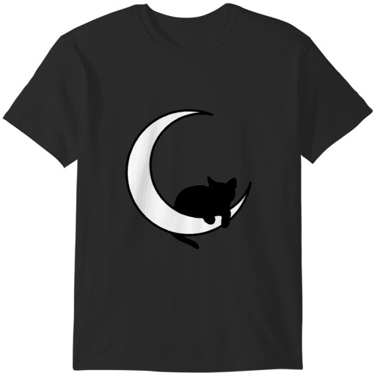 Discover Moon Cat T-Shirts