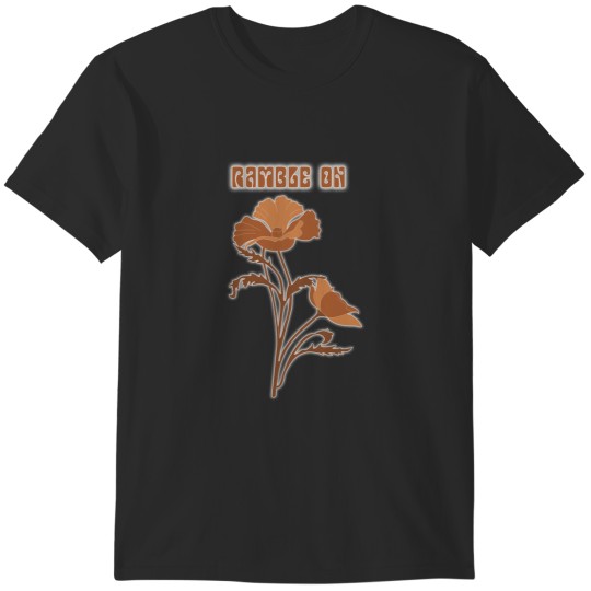 Discover Ramble On Flower T-Shirts