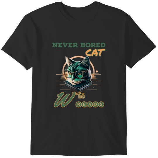 Discover cat who reads T-Shirts