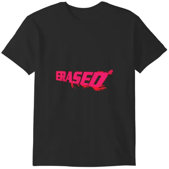 Discover ERASED PROJECT. (Pink LOGO) T-Shirts