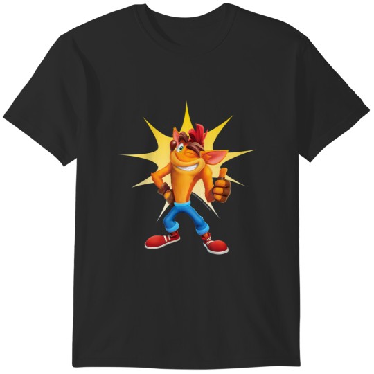 Discover crash bandicoot crash thumbs up t T-Shirts