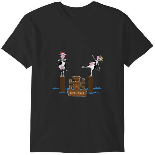 Discover Cow-Lanta, the pole test T-Shirts