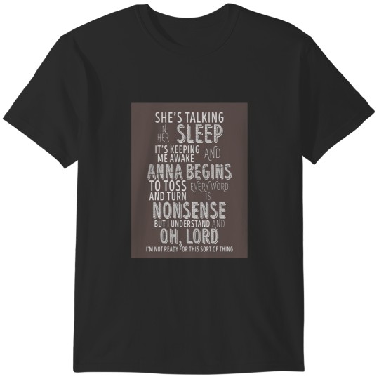 Discover Counting Crows Lyrics T-Shirts