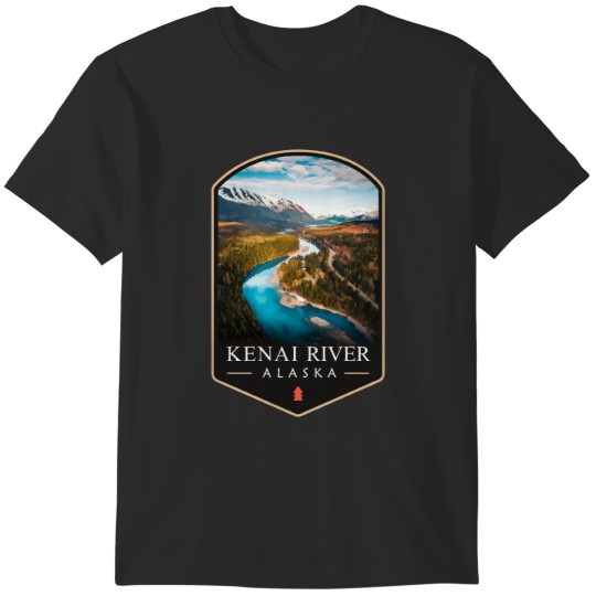 Discover Kenai River Alaska Nature of Kenai Peninsula Vintage Outdoors Gifts for Salmon Fishing Lovers in Ame T-Shirts