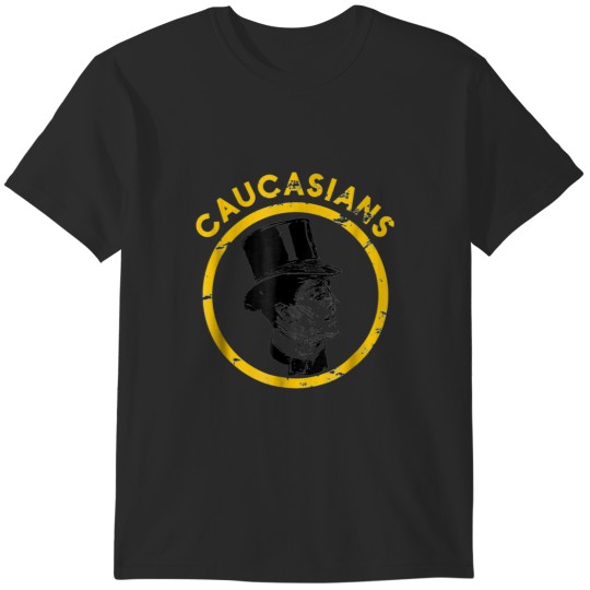 Discover Team Logo Caucasian - Vintage Sports Caucasians T-Shirts