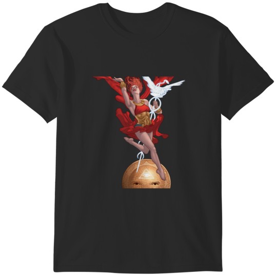 Discover promethea,hq,new promethea,pin up,alan moore,jh williams iii,comic,god,imagination,abc comics,americ T-Shirts