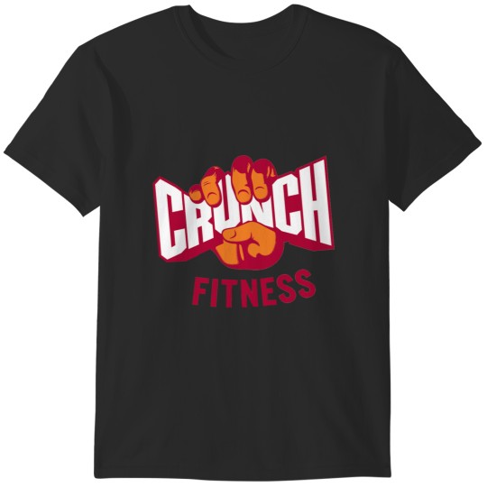 Discover Attractive-Crunch-Fitness Logo T-Shirts