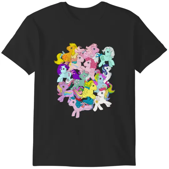 Discover g1 my little pony pattern T-Shirts