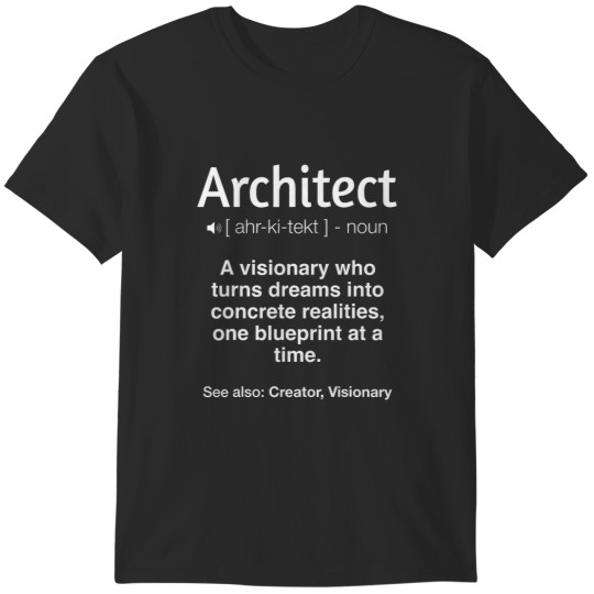 Discover Funny Architect T-Shirts