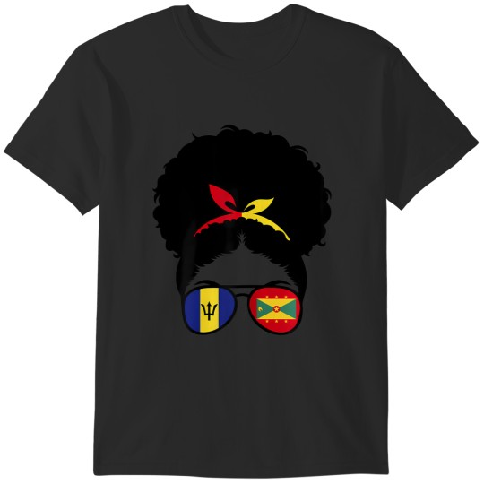 Discover barbados and grenada mix afro bun half grenadian half bajan t T-Shirts