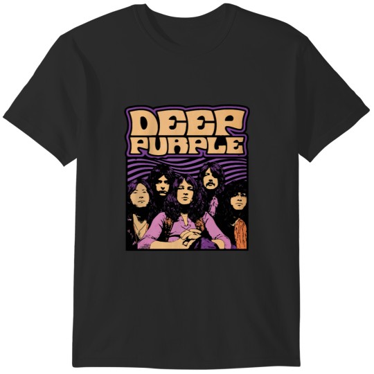 Discover Deep Purple black night T-Shirts