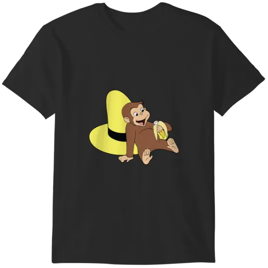 Discover Curious George and the big yellow hat T-Shirts