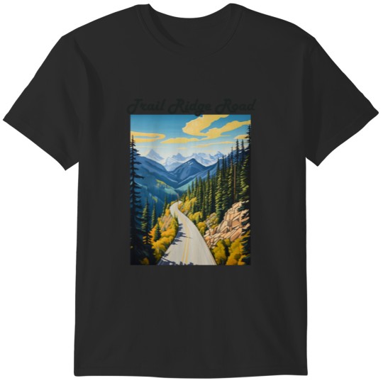 Discover Trail Ridge Road Colorado Rocky Mountain National Park T-Shirts