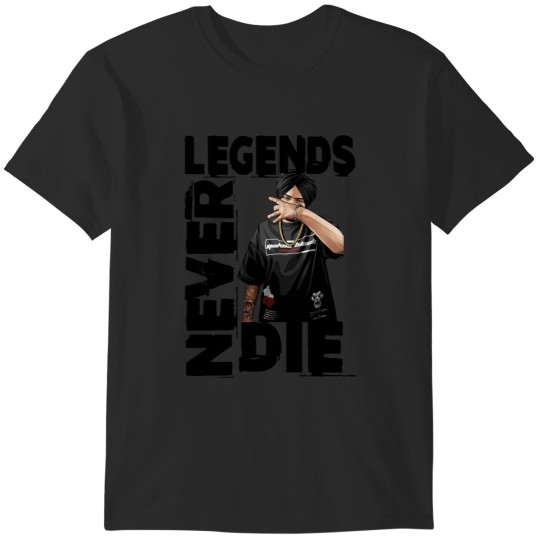 Discover Sidhu moosewala legends never die T-Shirts