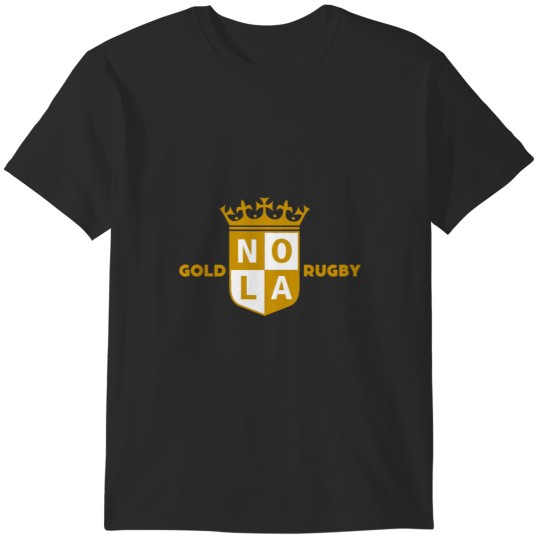 Discover NOLA Gold Rugby T-Shirts