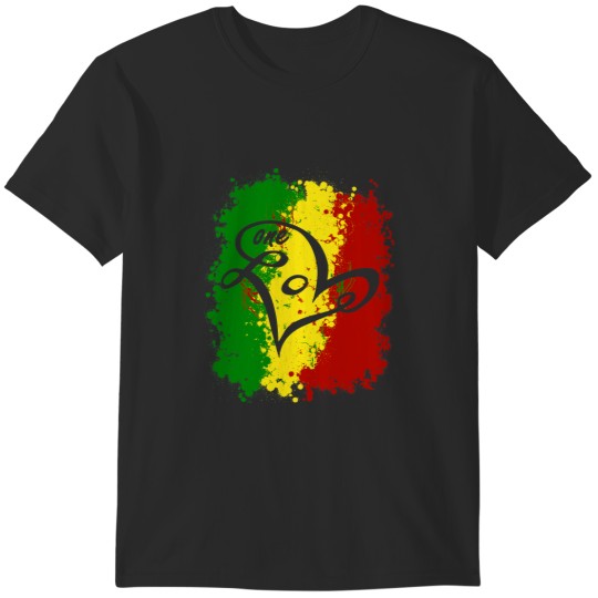 Discover Jamaica One Love  Rasta Reggae Music Caribbean Pride T-Shirts