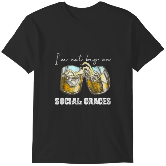 Discover Im Not Big On Social Graces Tshirt Country Music T-Shirts