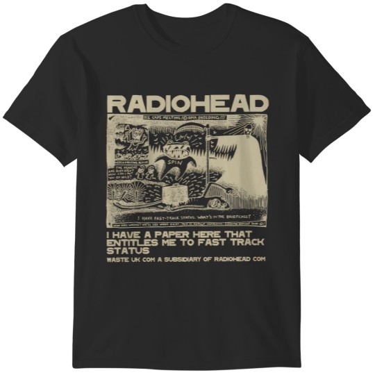 Discover Radiohead Vintage T-Shirts