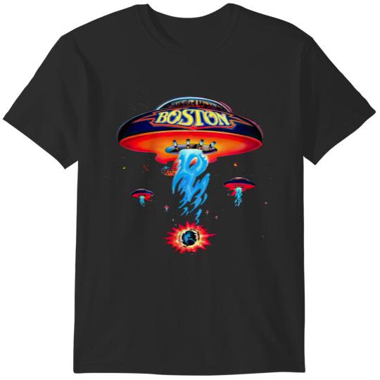 Discover Boston Band Spaceship Rock Band T-Shirts