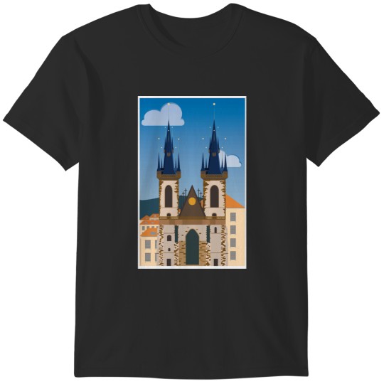 Discover Church of Our Lady before Týn, Prague, Czech Republic T-Shirts