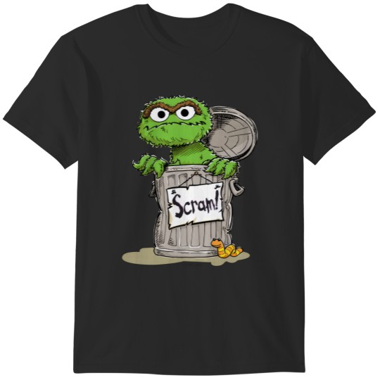Discover Oscar the Grouch Scram.png T-Shirts