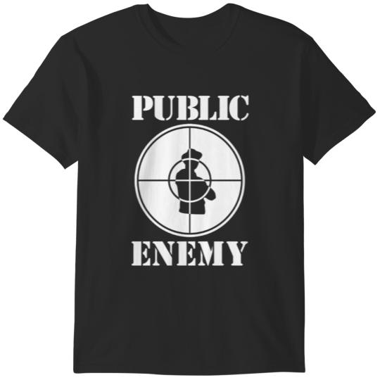 Discover Public Enemy Logo T-Shirt T-Shirts