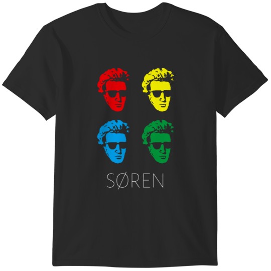 Discover Soren Kierkegaard 2Pop Art Philosopher T-Shirts