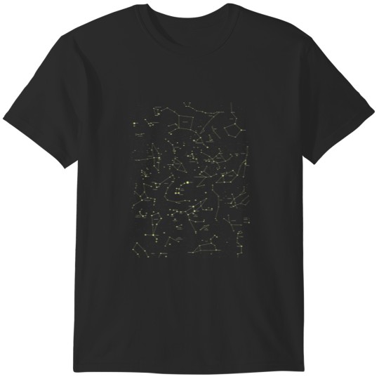 Discover Constellation Astronomy Star Map Night Sky T-Shirts