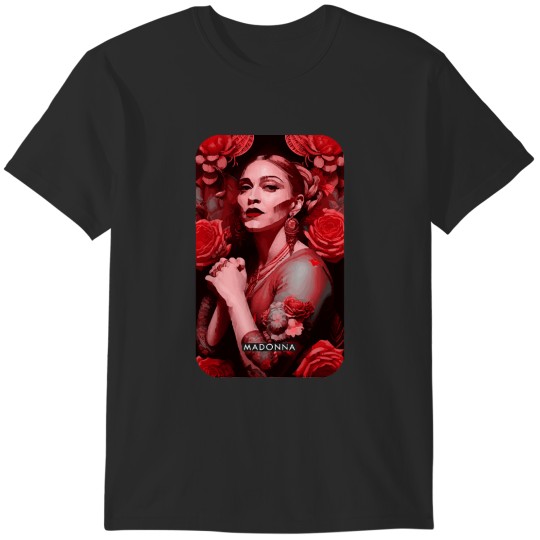Discover Vintage Portrait art of Madonna T-Shirts