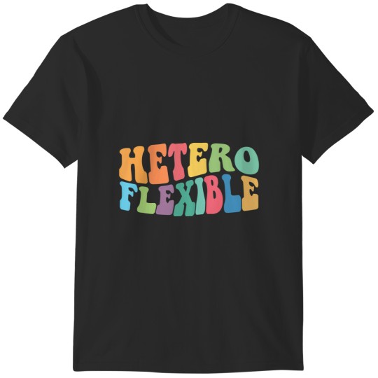 Discover heteroflexible lgbtaq retro design T-Shirts